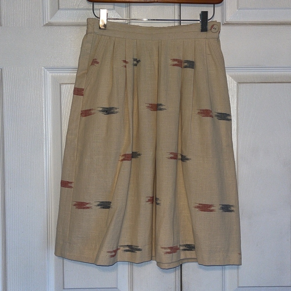 Anthropologie The Odell’s Berdine Ikat Printed Skirt - Picture 4 of 9